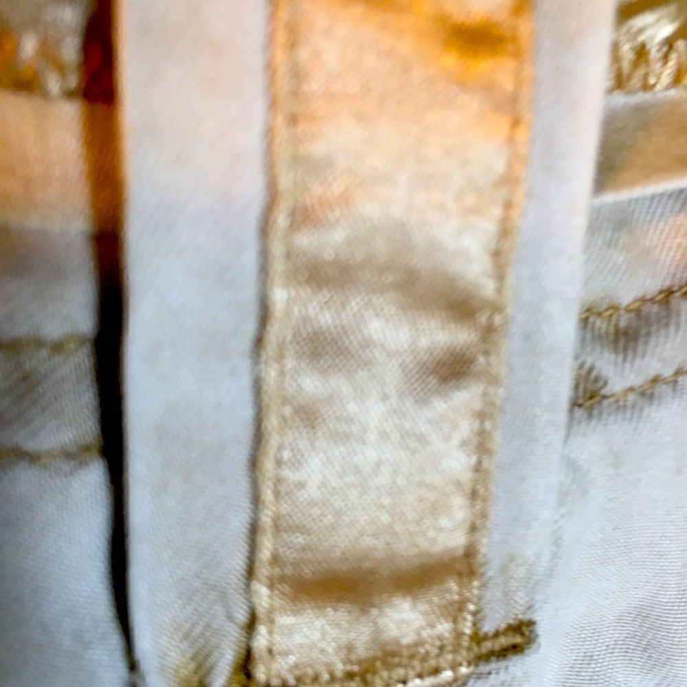 %100 SILK Drawstring bottom pants! Rare & no other - Picture 10 of 16